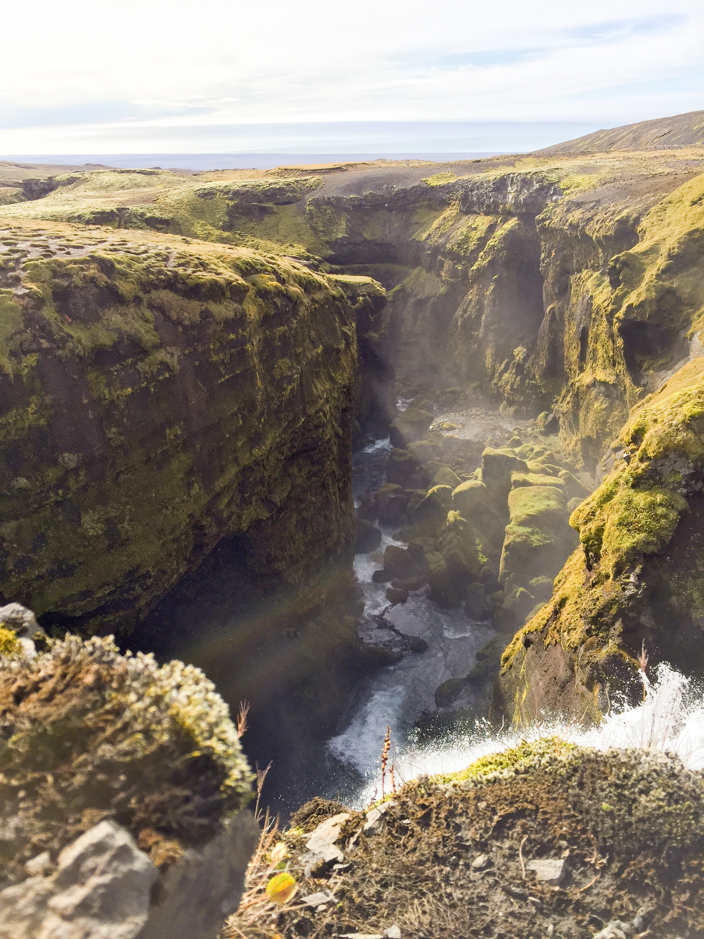 Not to get all mushy on you, but the hike pretty much ends like a fairy tale with a cascadingly beautiful waterfall at the end. There was also a rainbow. Yup, I can't make this shit up. 