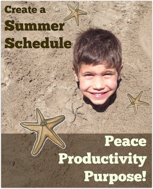 Create a Summer Schedule