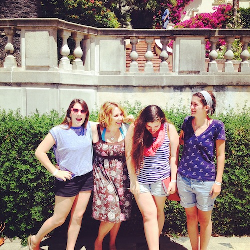 Kendra & her girls plus friend, summer 2014