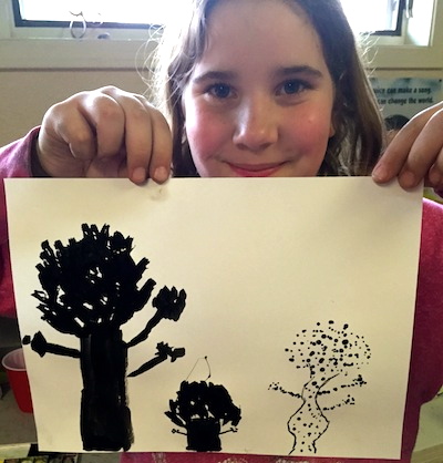 Black and White Tree Study