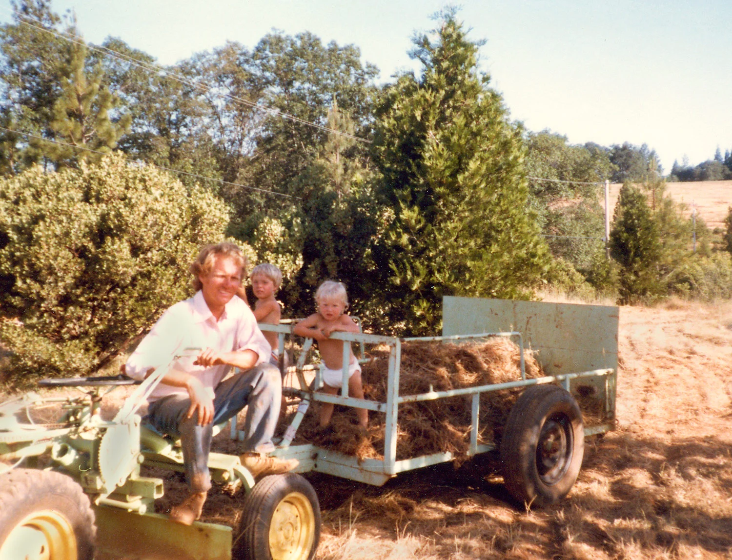 Jim with sons Colin and Matthew