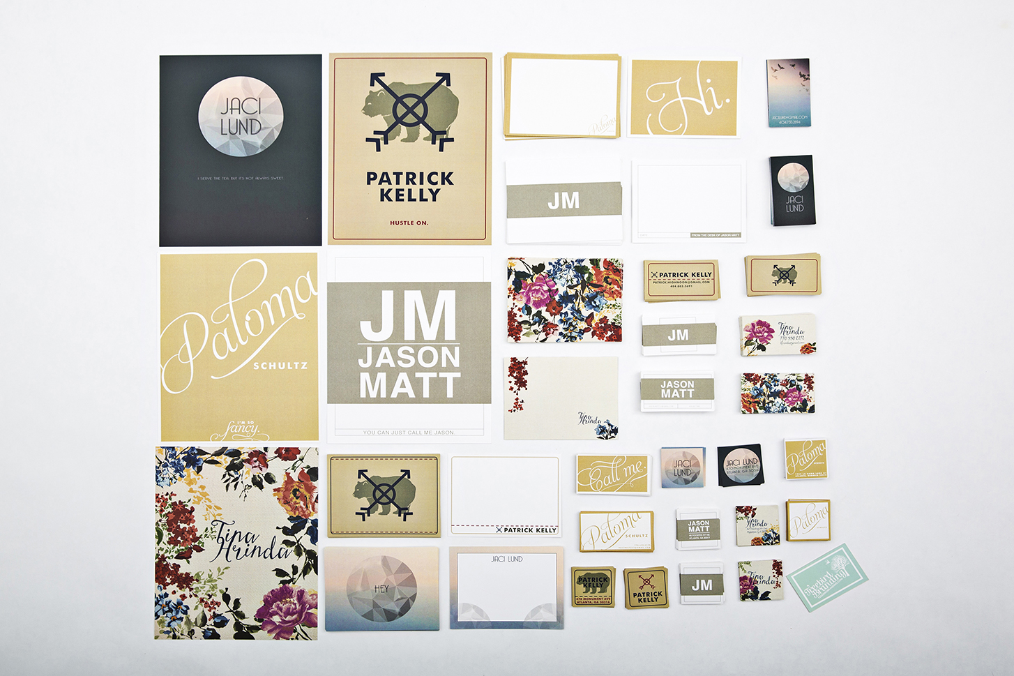 Personal Brand Templates: Flora Landscape, Modern Chic, Campy Collection, Straight To Business & Elegantly Understated 