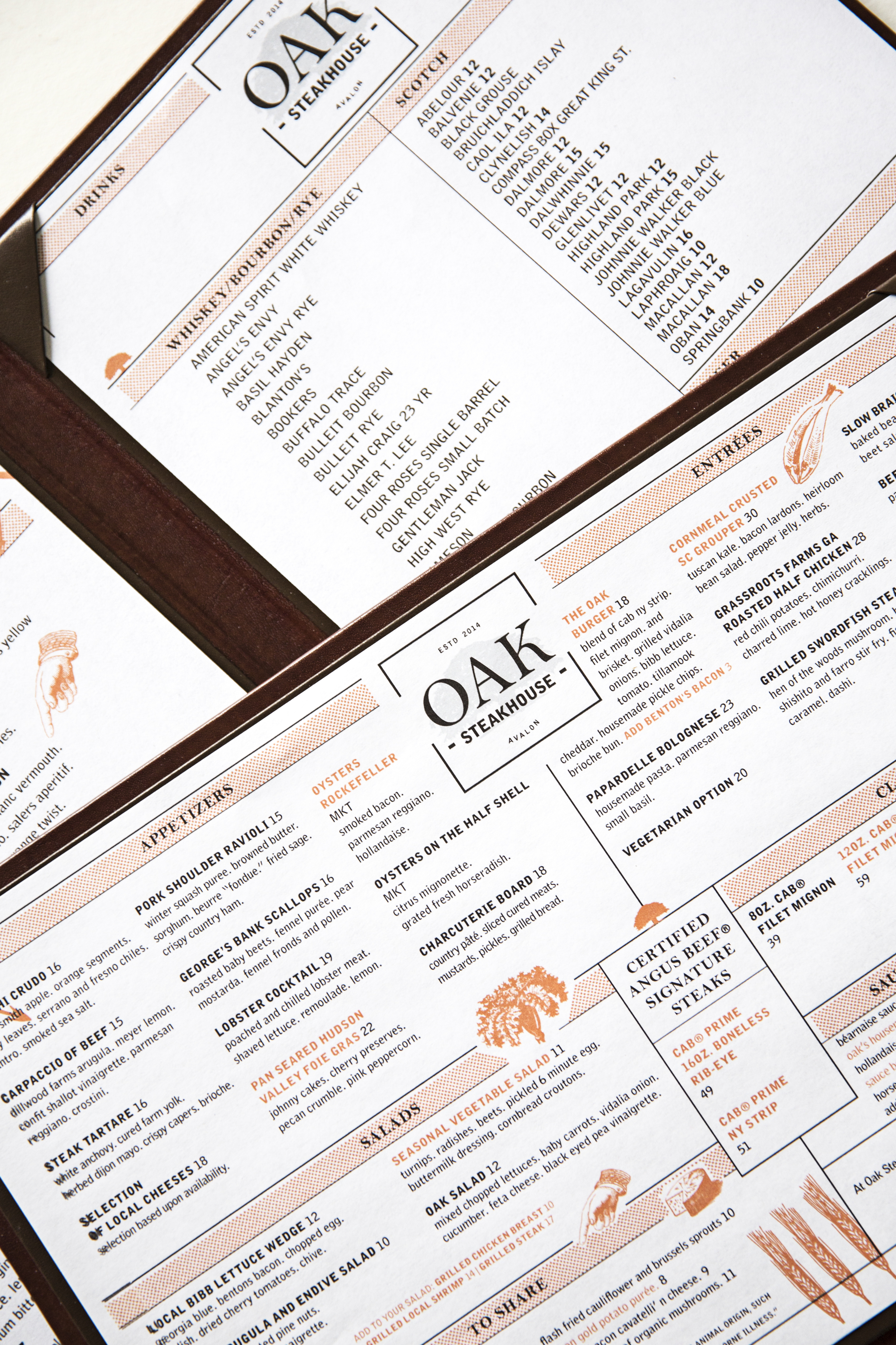 Branding: Oak Steakhouse, Alpharetta, GA