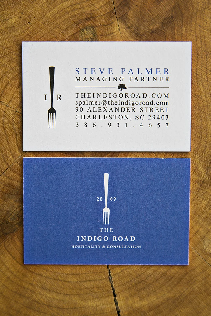 Branding: The Indigo Road, Charleston, SC
