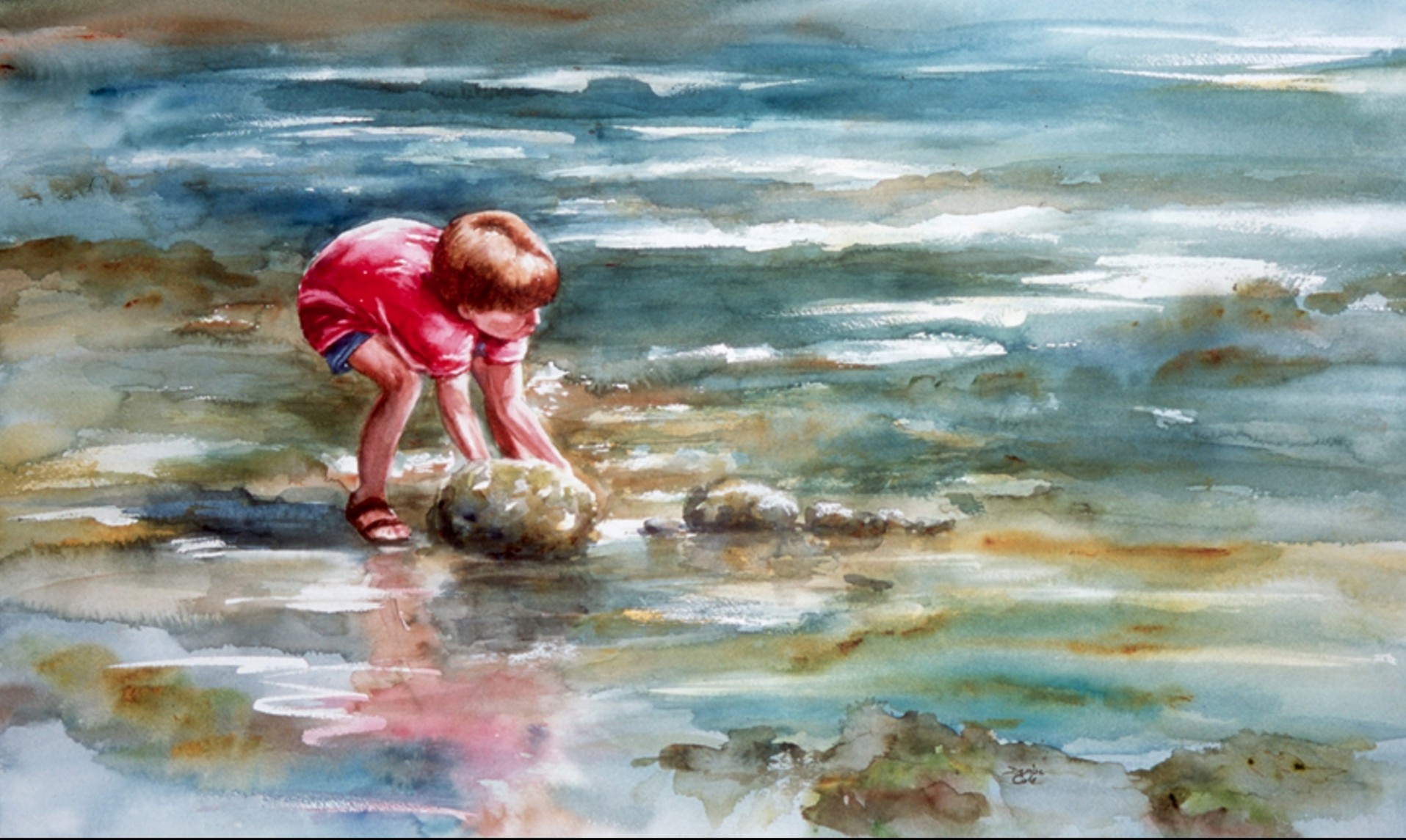 Crab Hunt_Watercolor_ Denise Cole.jpg