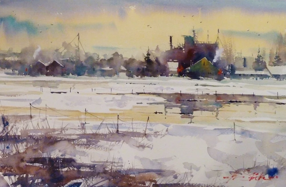 Painting Winter Scenes in WC w/ Ron Stocke — Cole Art Studio Workshops ...