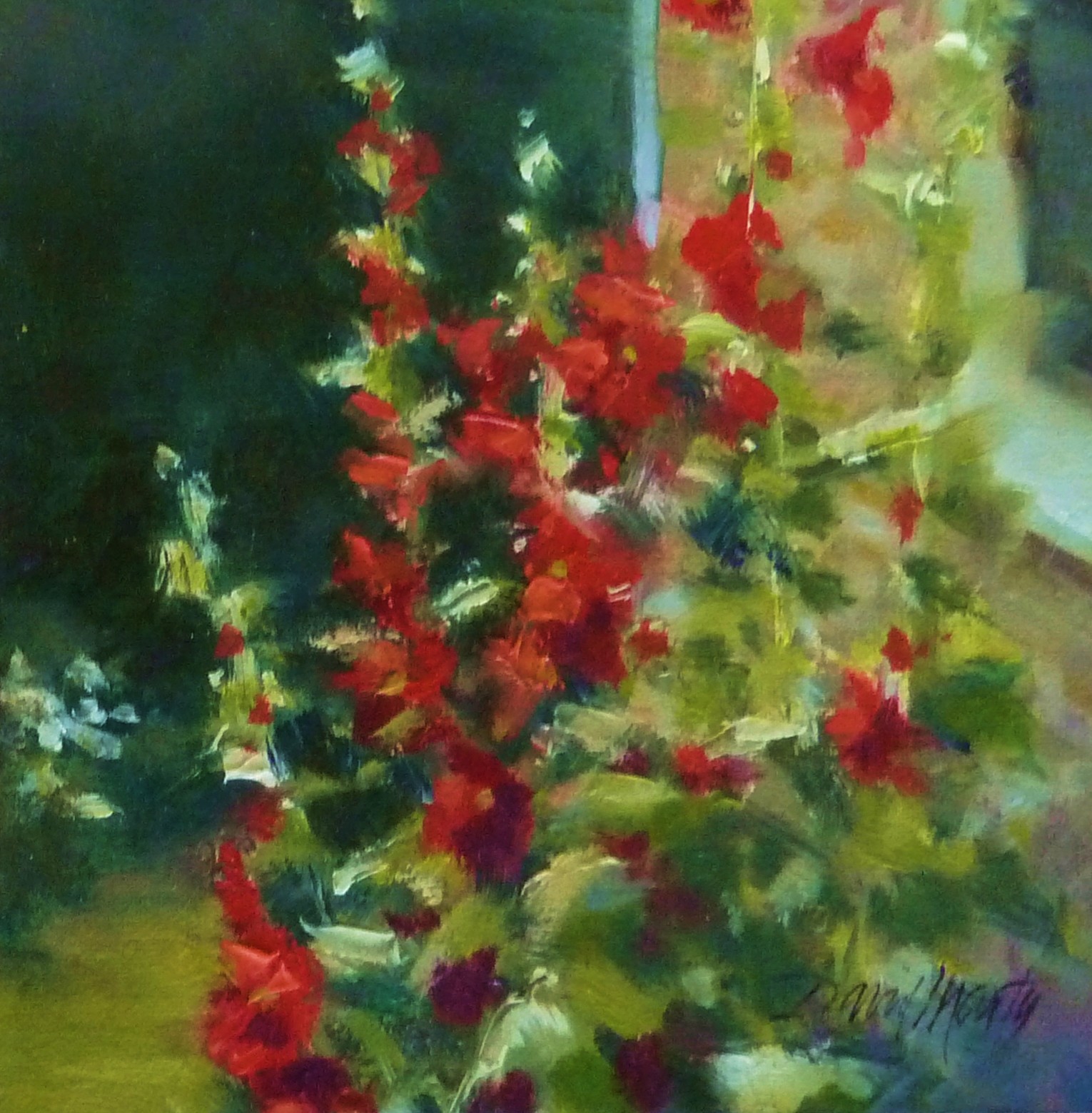 BAckyard Hollyhocks_6x6.JPG