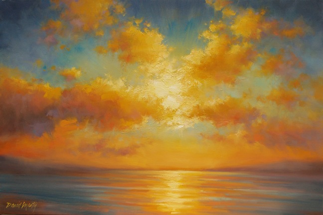Painting Dramatic Sunsets In Oil Or Acrylic W David Marty Cole