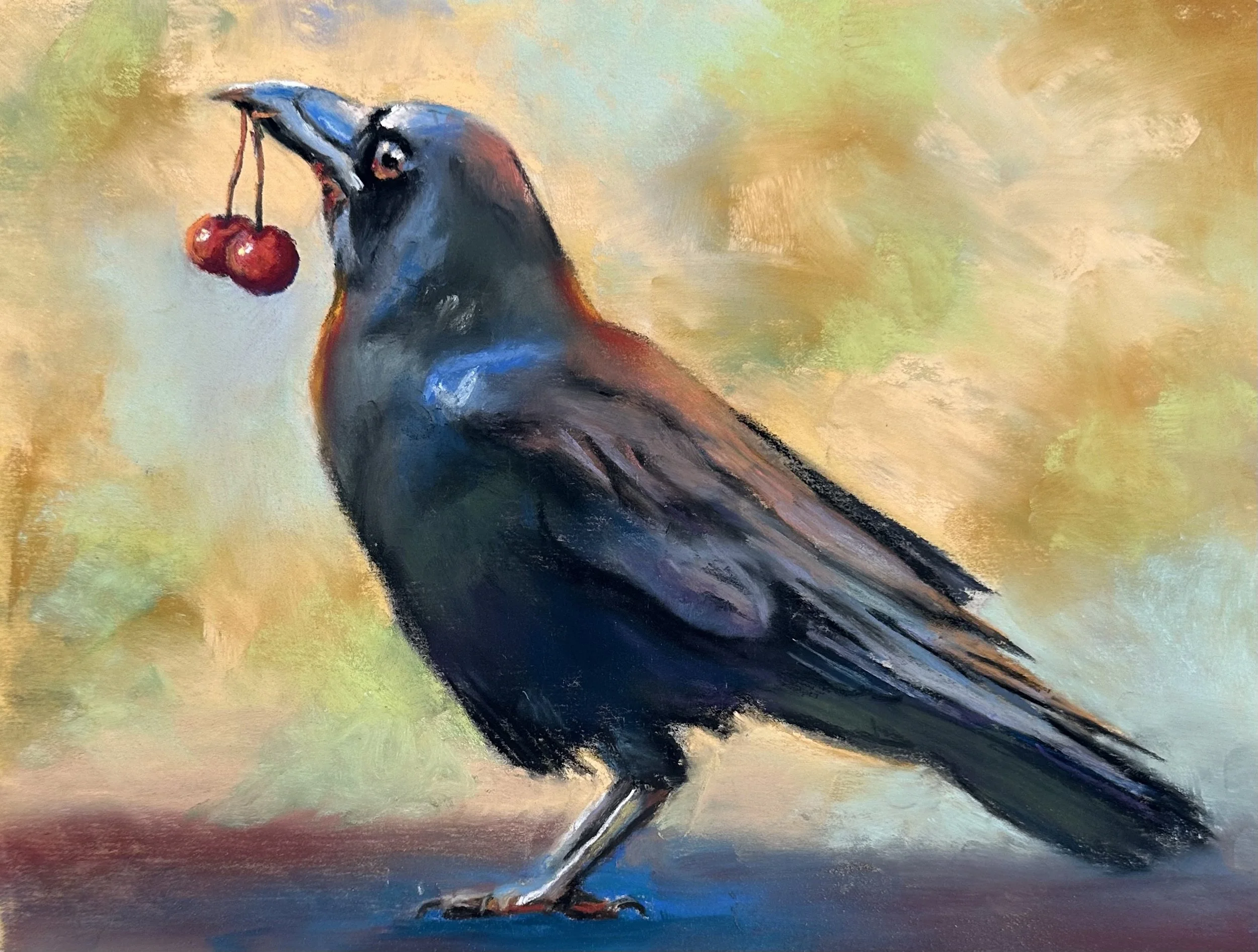 Crow with Cherry - Janis.jpeg