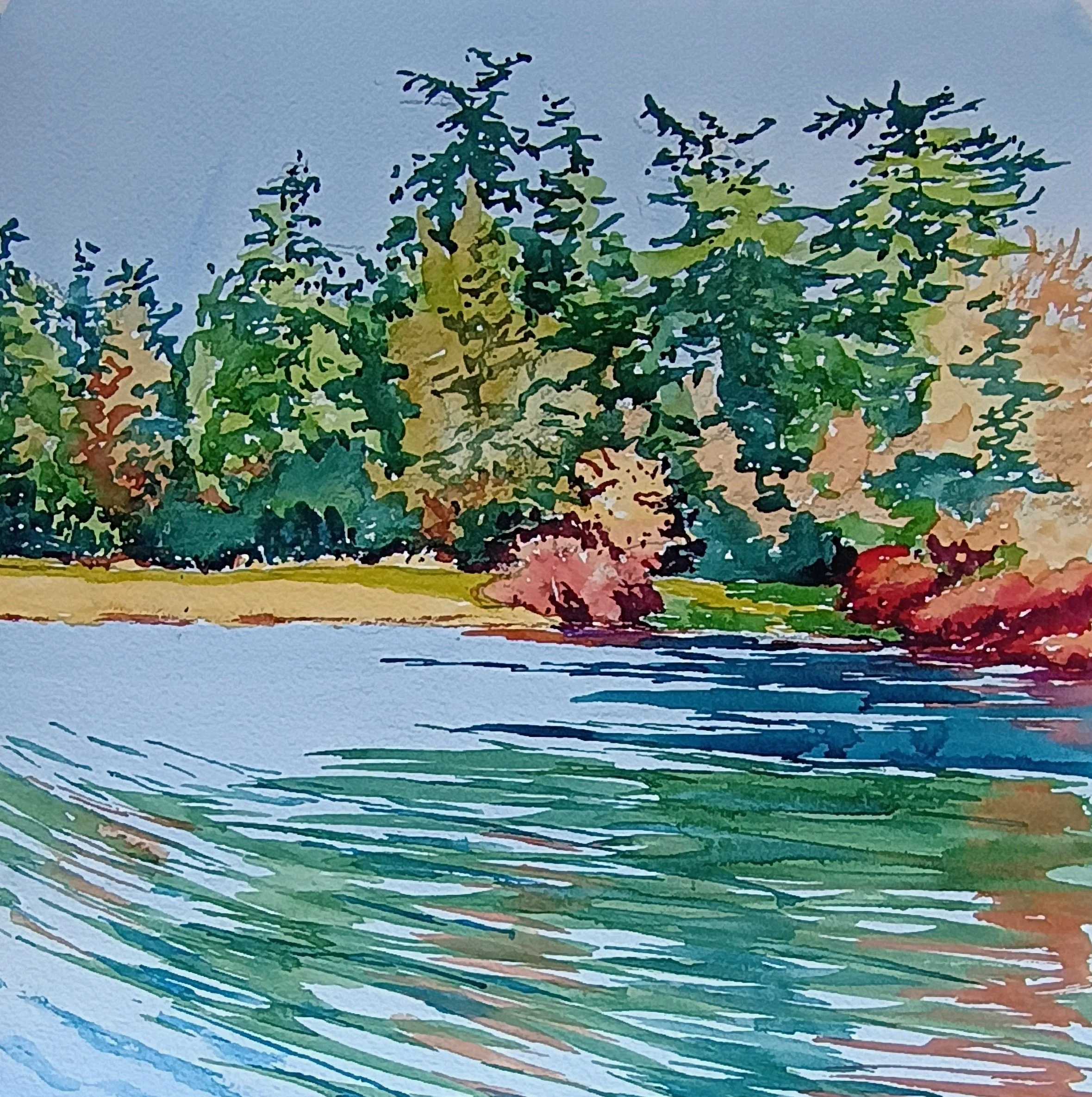 Online Class: Celebrating Watercolor w/ Kim Caldwell: Tuesdays - Feb 3-24, 6:00–8:30pm: Beginners