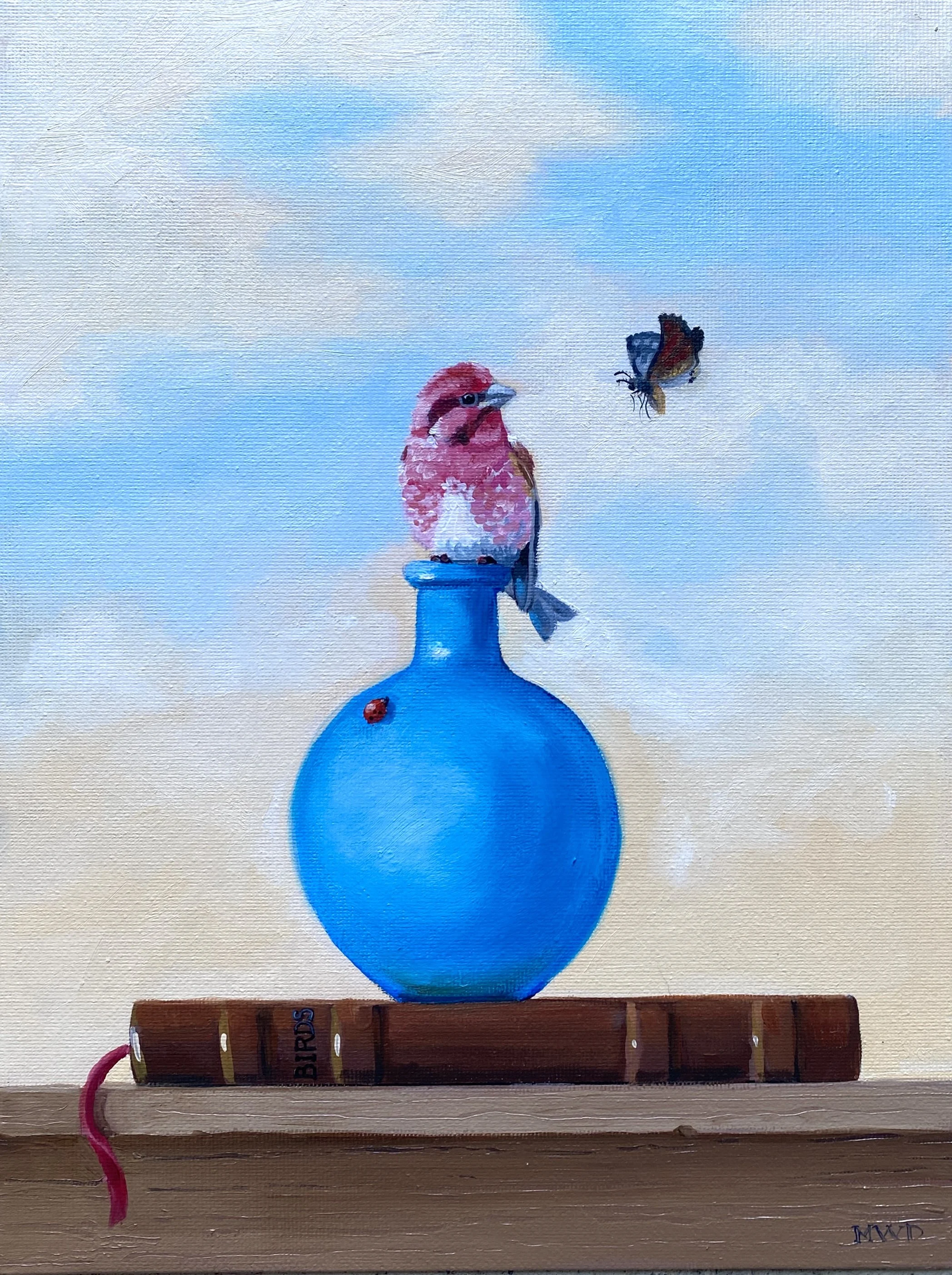 Friday Night Art & Wine -Painting a Winsome Finch in Acrylic w/ Michelle Waldele: July 31 / 5-8 pm - All Levels