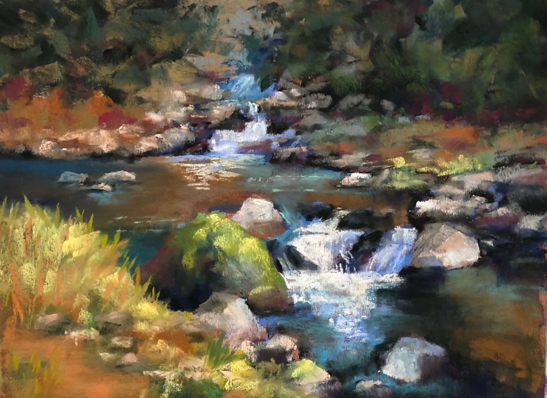 Janis.Graves.Below Falls. pastel.12x9.650.jpeg