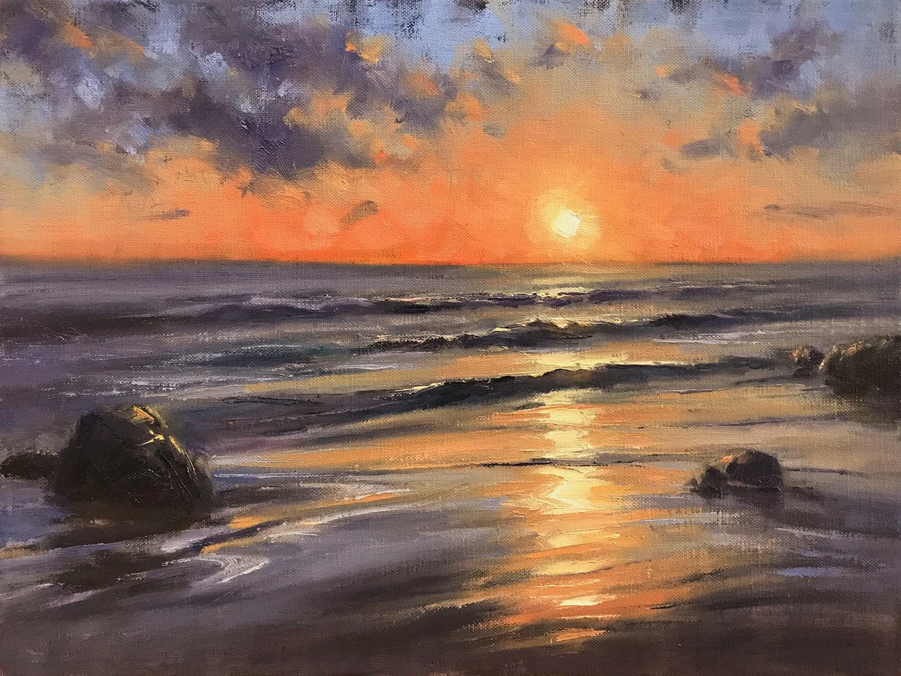 Painting Water and Reflections in Oil or Acrylic / Sat-Sun /May 2-3/ 10:30-4:30 : Beginners & Beyond