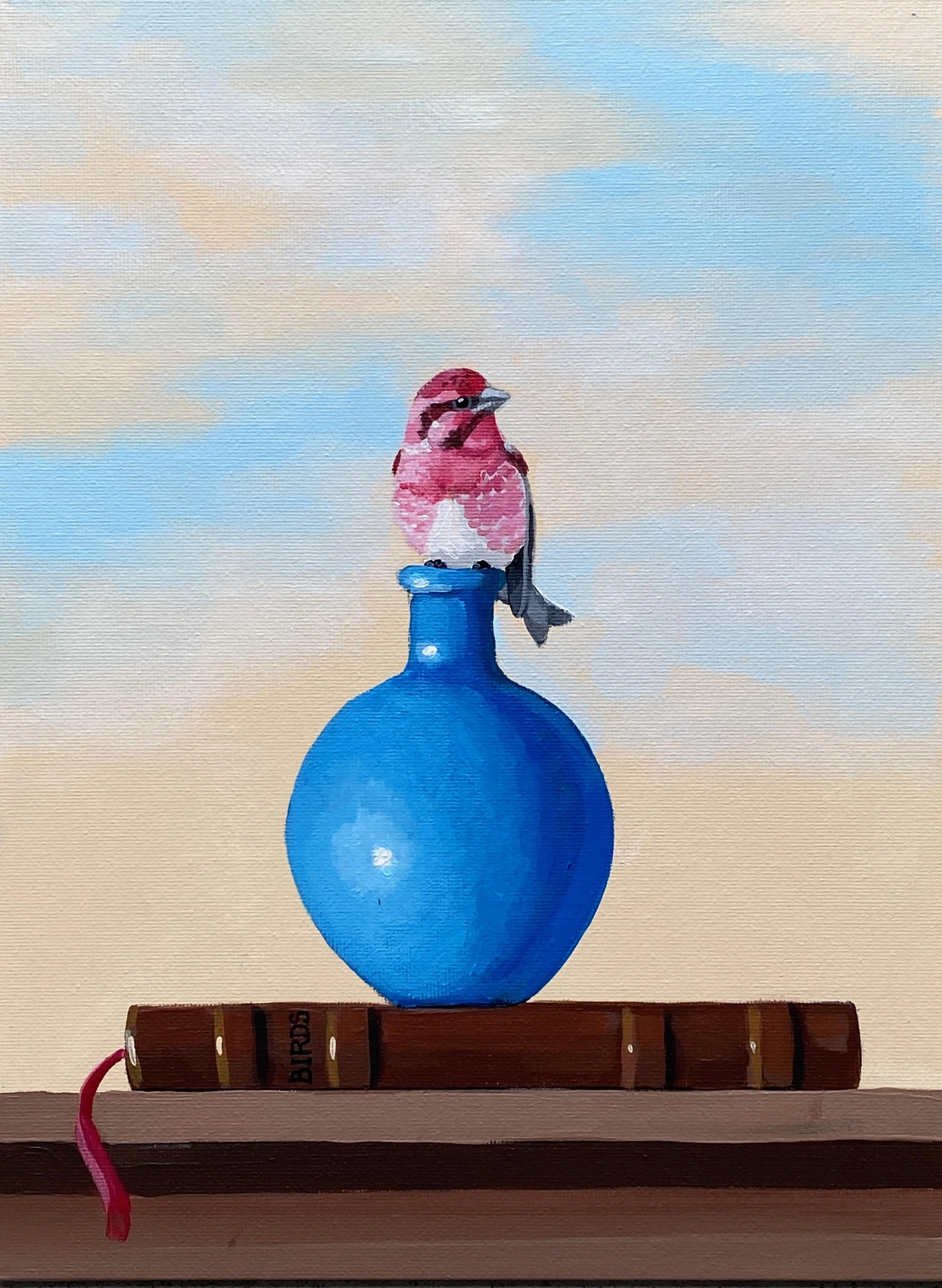 Friday Night Art & Wine -Painting a Winsome Finch w/ Michelle Waldele: July 31 / 5-8 pm - All Levels