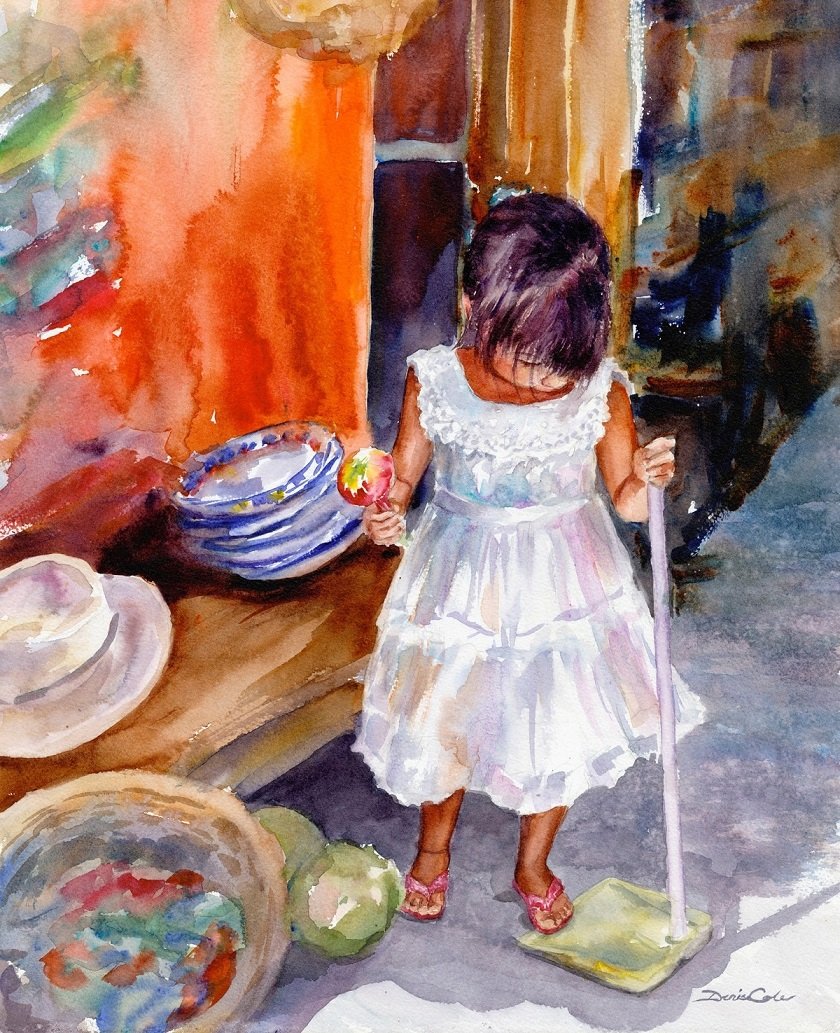 Painting Figures in Their World in Watercolor w/ Denise Cole / Sat-Sun / April 10-11 / 10:30-4:30: Experienced beginners & beyond