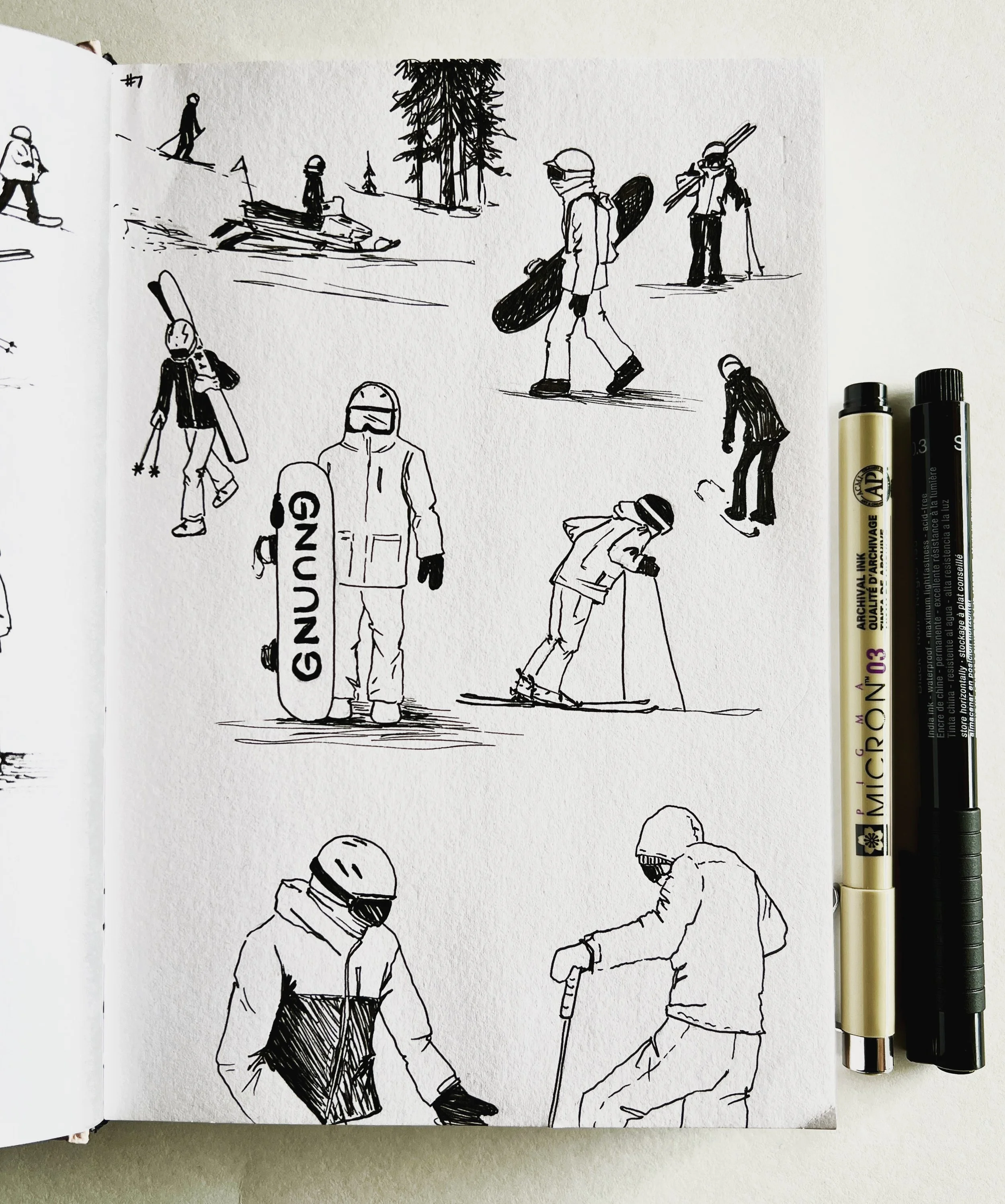 People Watching at Mt. Bachelor