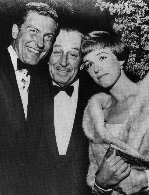 Dick Van Dyke, Walt Disney and Julie Andrews.jpg