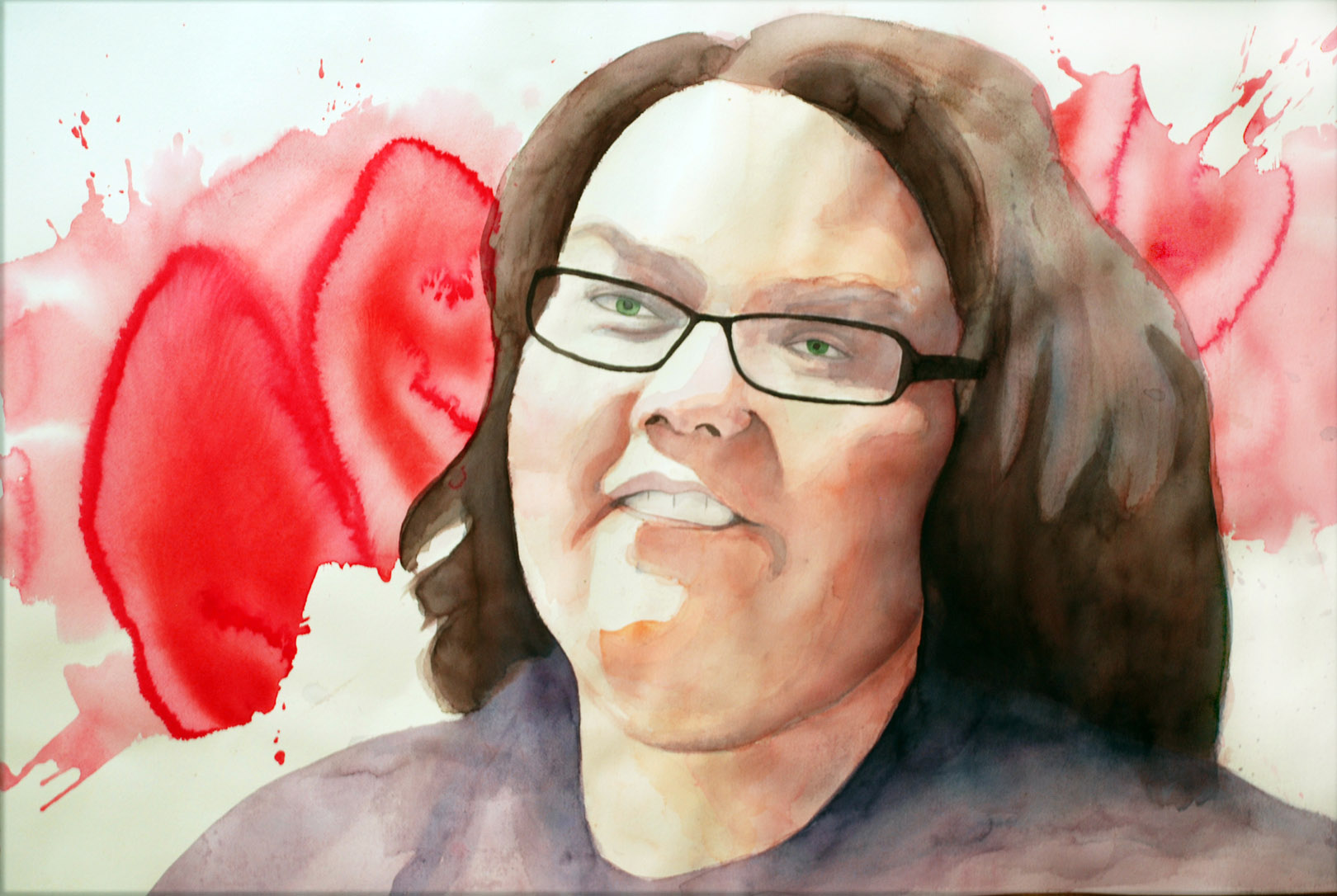 Katie Traber. Thesis ( thesis advisor) watercolor. 22 x 30 in.