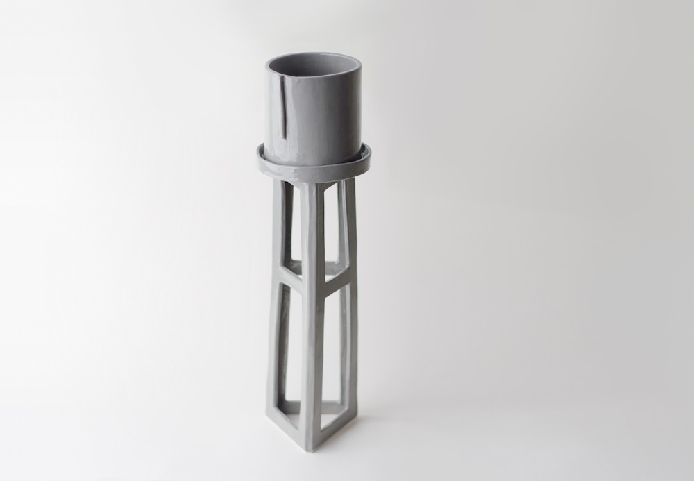 Large Grey Water Tower