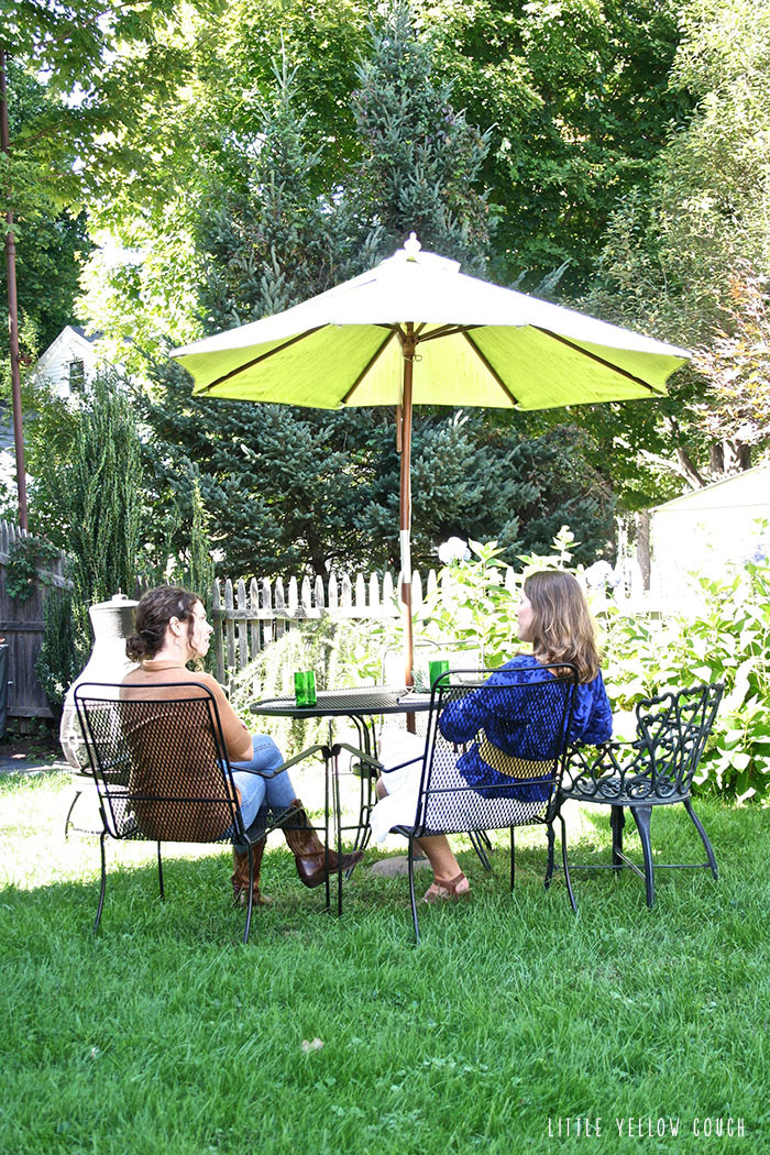 Cara and Zandra in the Garden