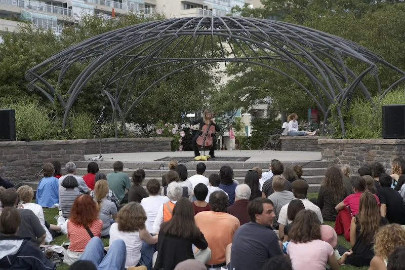 Toronoto Music Garden, photo courtesy Harbourfront Centre, Toronto, Canada