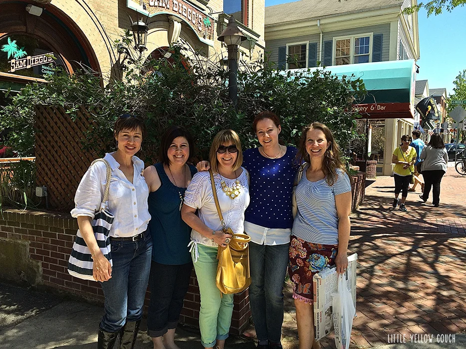 Left to right: Laura, Karen, Sam, Ellen, Zandra