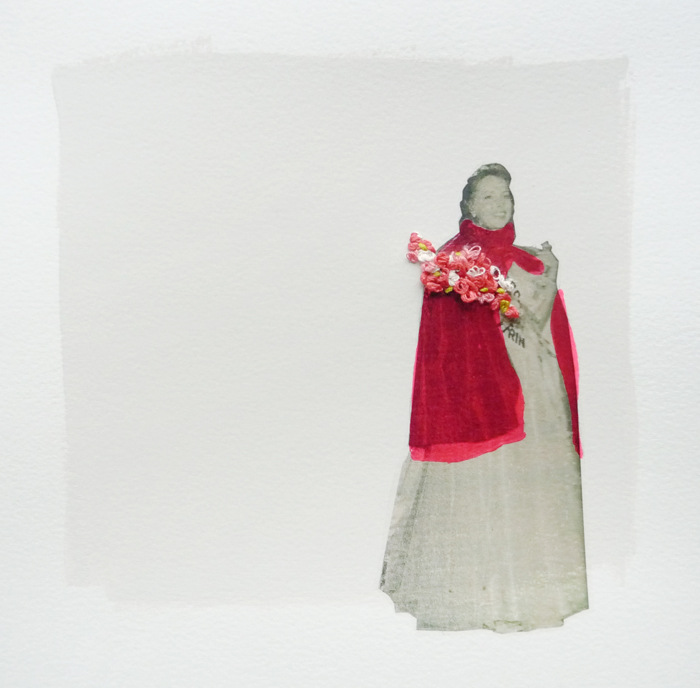Blossom Princess, mixed media by Danielle Krysa