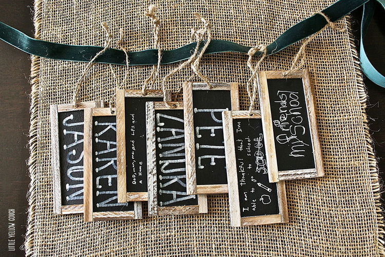 Chalkboard Tags & Garland