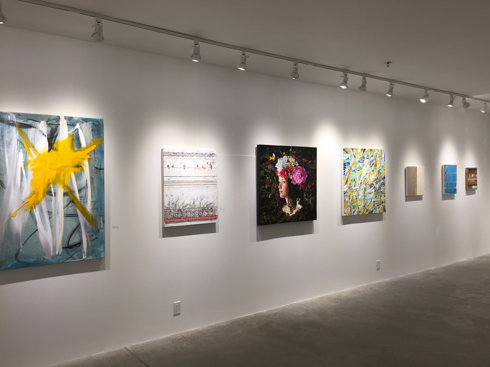 Salon show at Abigail Ogilvy gallery. Photo from artist Holly Harrison . 