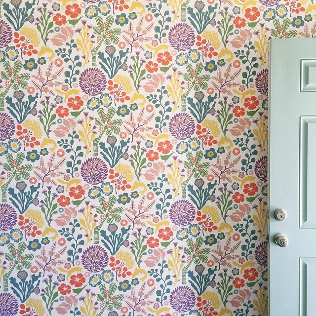 Melanie Blodgett's entryway. Photo from You Are My Fave . 