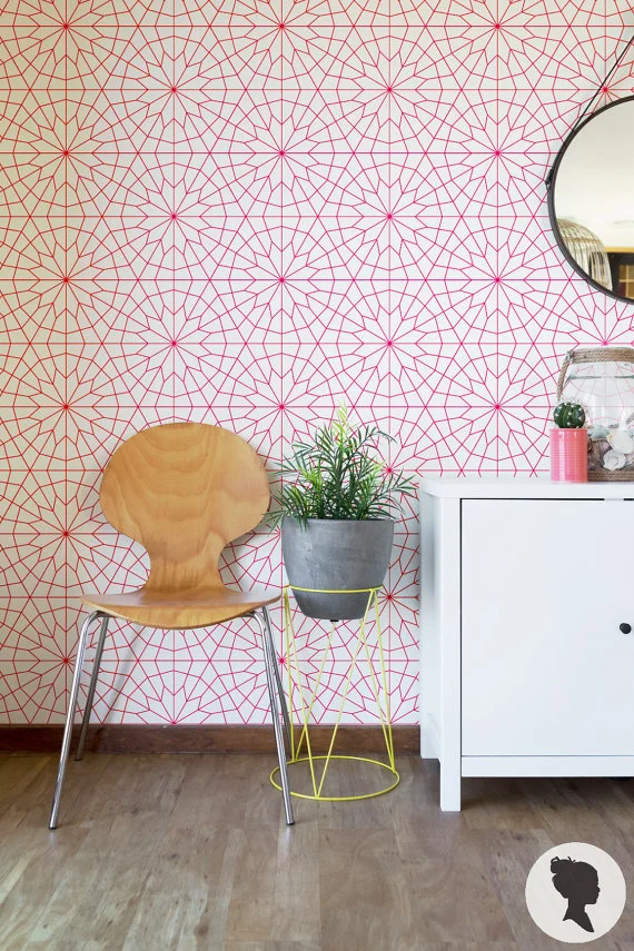 " Flower Pattern " wallpaper by Livettes