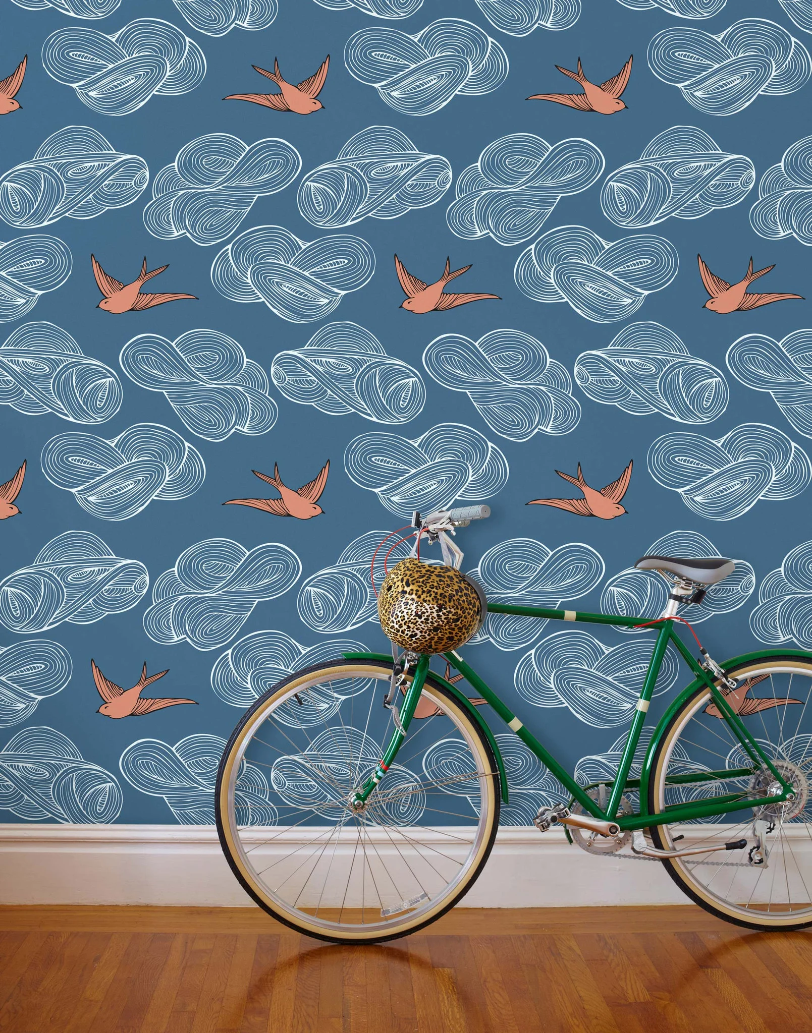 " Daydream " in blue, by Julia Rothman for Hygee & West.