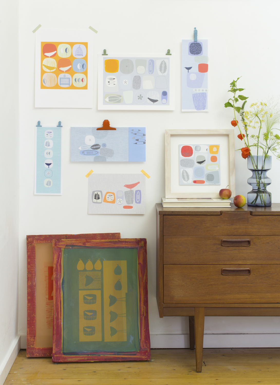 Artwork by artist Sarah Hamilton , styling by Joanna Thornhill, Photography by Yeshen Venema 