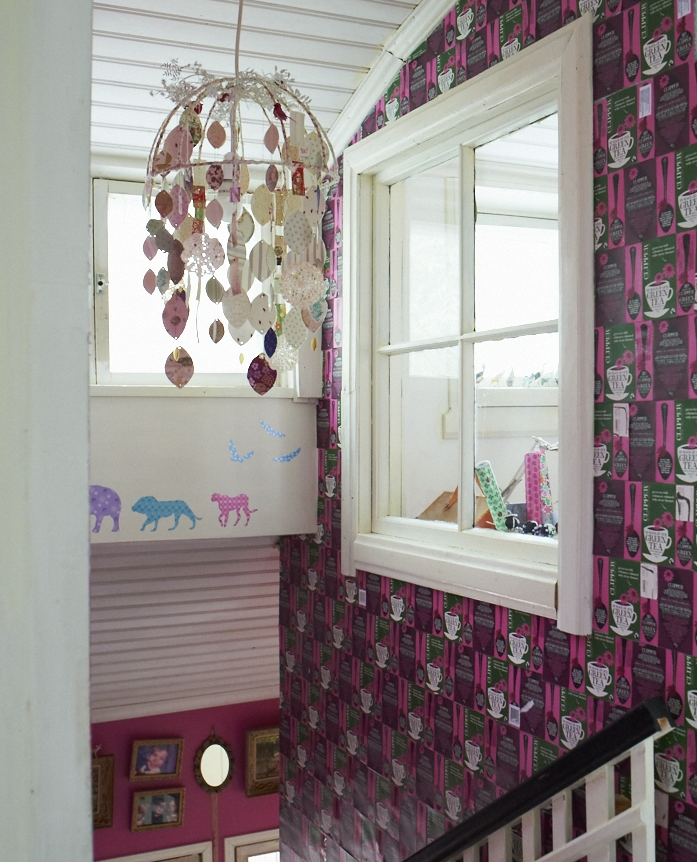 Image taken from Home for Now by Joanna Thornhill (CICO Books) - Clipper Tea Hallway - Home of Ninette Bahne
