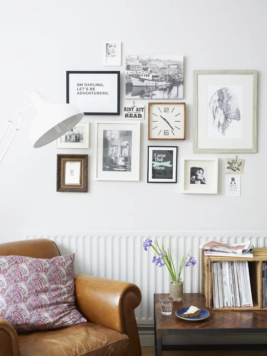 I mage taken from Home for Now by Joanna Thornhill (CICO Books) - Living Room - Home of Hannah Ricci
