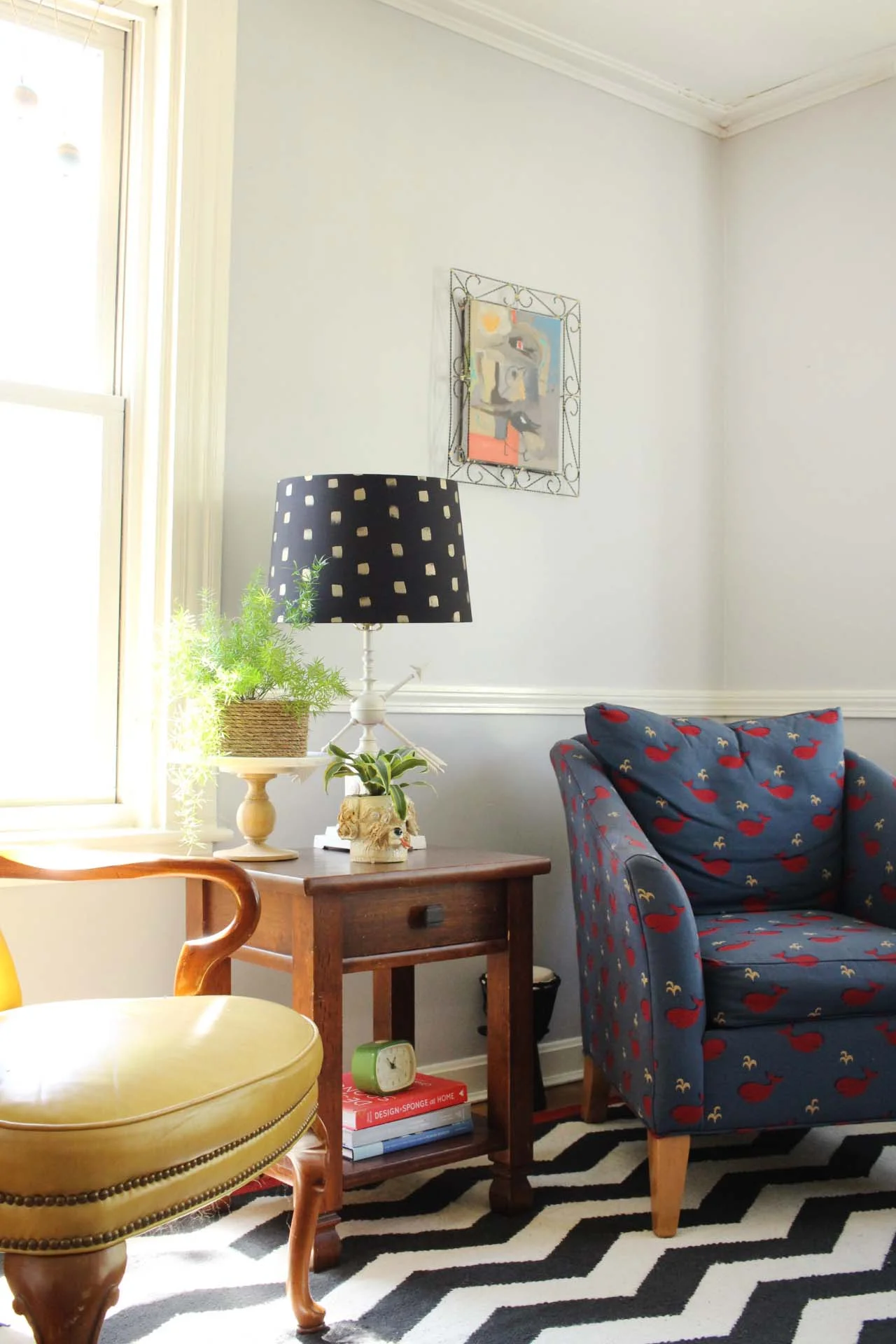 Zandra's Whale Chair ... Her Nod To Maine