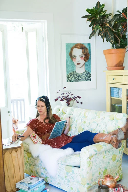 Desha Peacock of Sweet Spot Style in one of her creative spaces.
