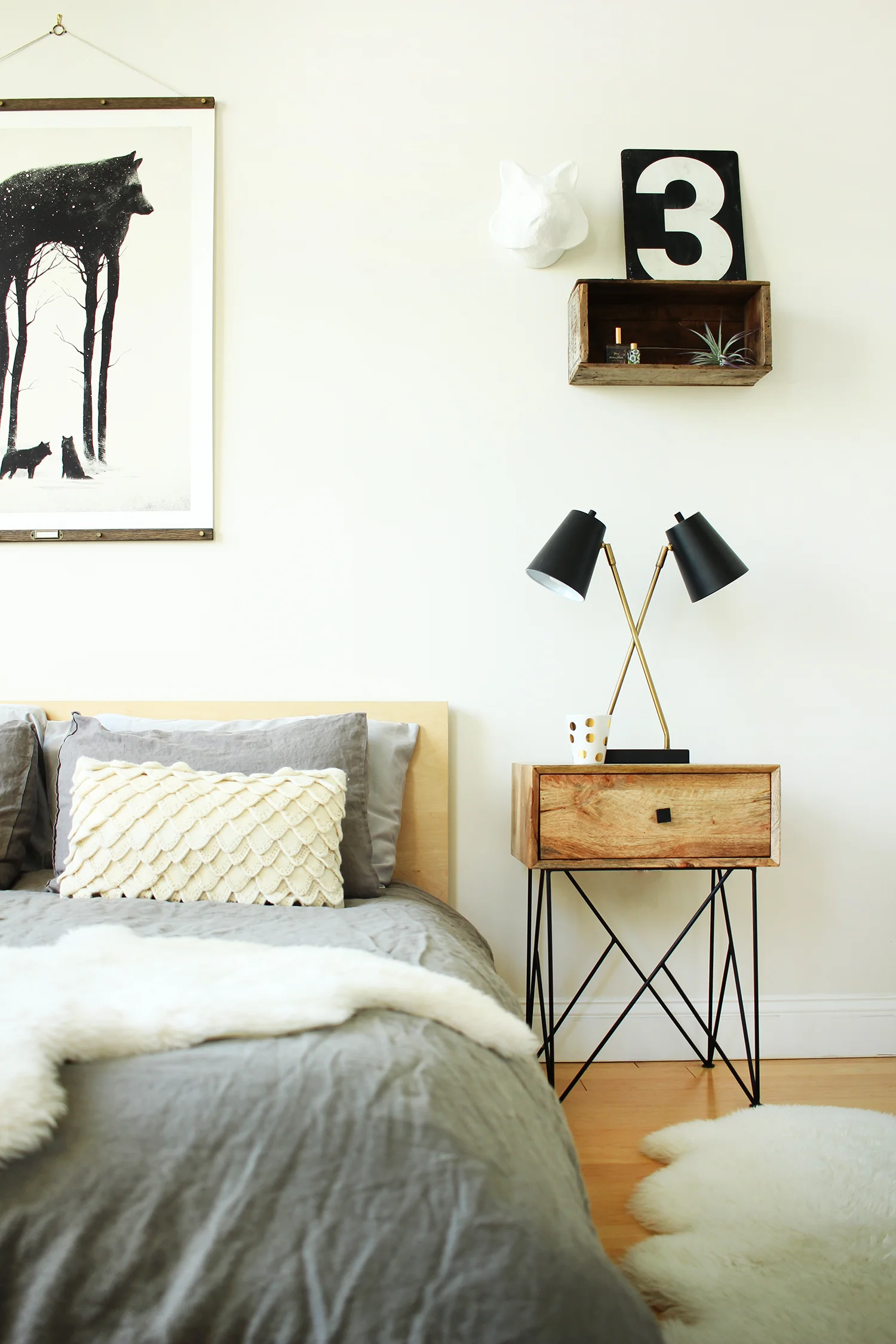 Karen's Bedroom : Art by Dan Burgess (Society 6) : Hanger by Gritty City Goods