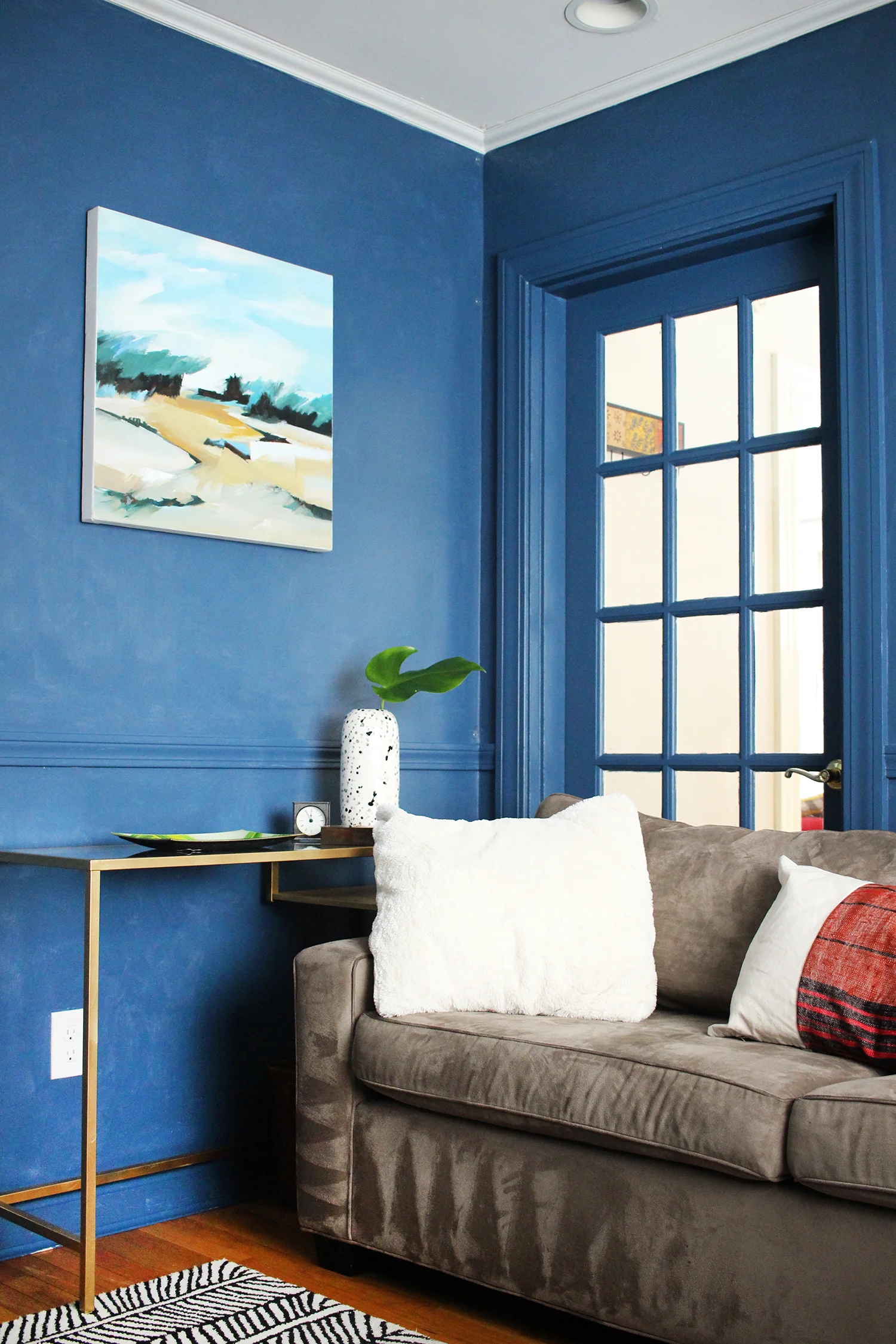 Zandra's Blue TV Room