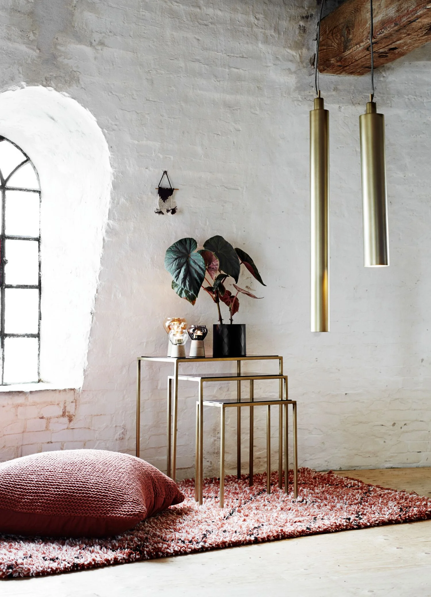 Sculptural lighting at Curious Egg