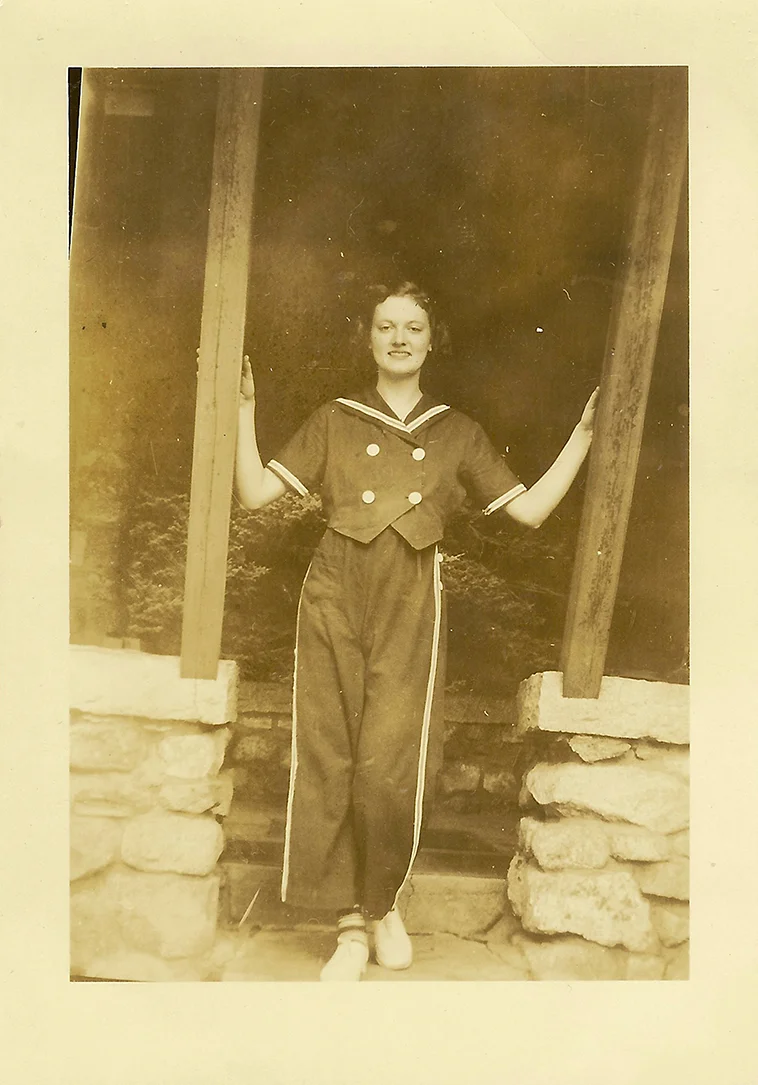 Karen's dear Gram at Lake Chocorua