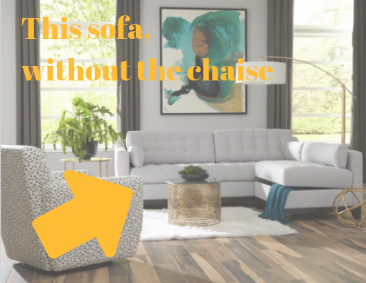 Photo by Jonathan Louis. Sofa from the Cantrel Collection .