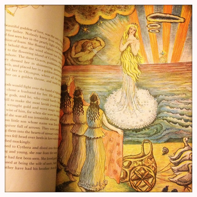 The birth of Venus...the colors are just magical.