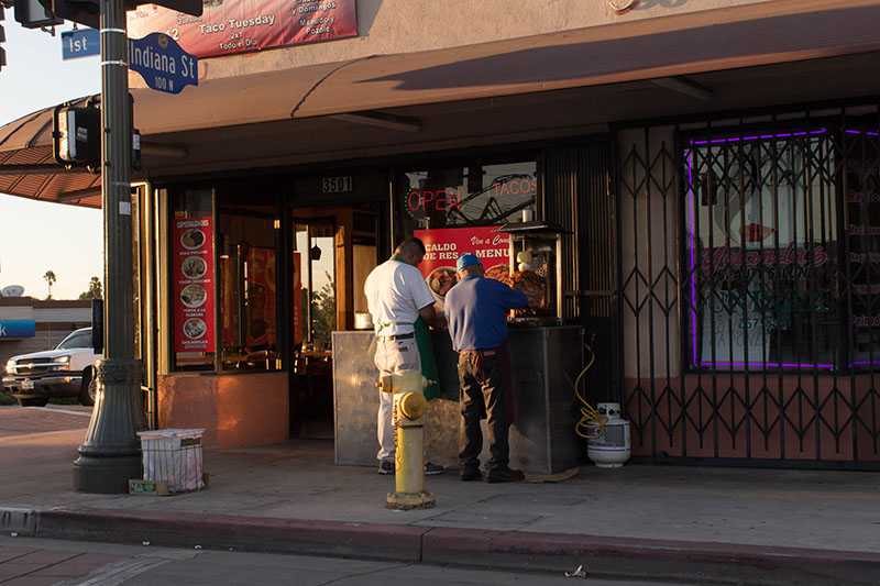 Phase 2: Photograph everything between East LA and Little Tokyo including meat on outdoor spits.