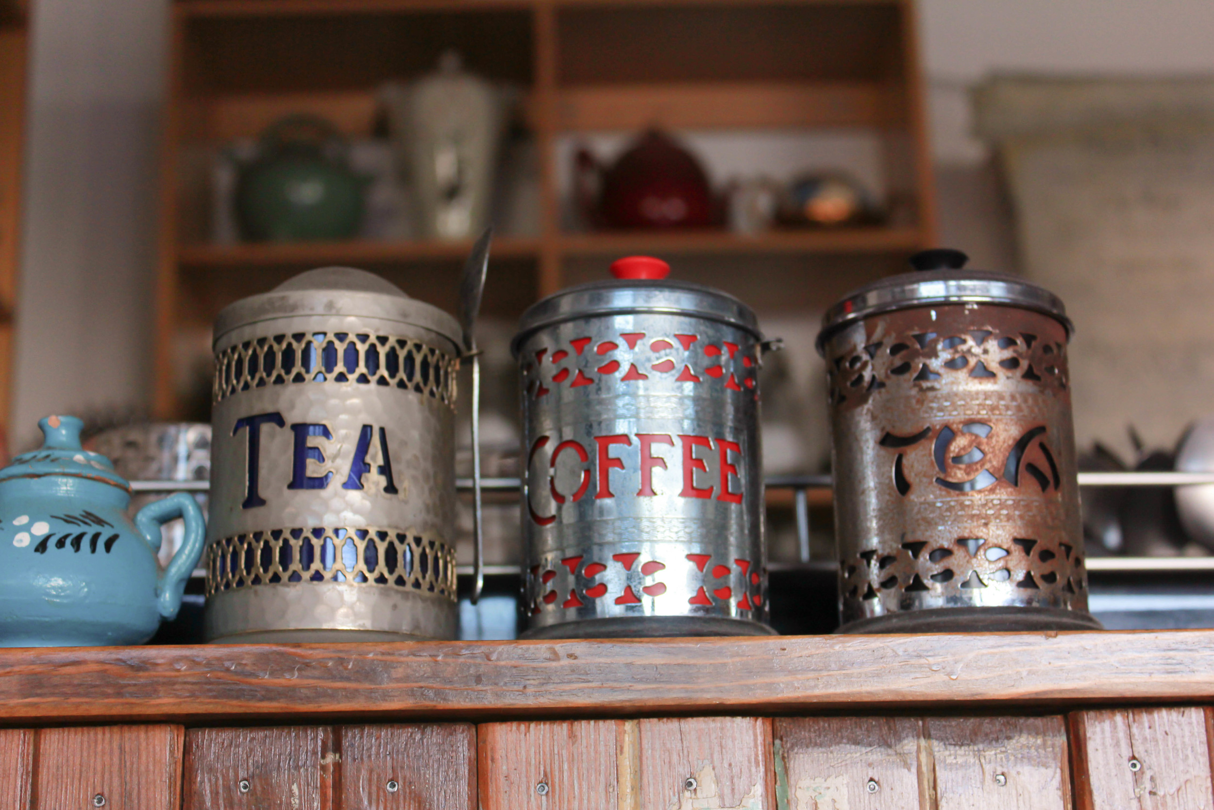 Holy Grounds Coffee & Tea in El Sereno - of course she would find this beautiful place and tell me about it.