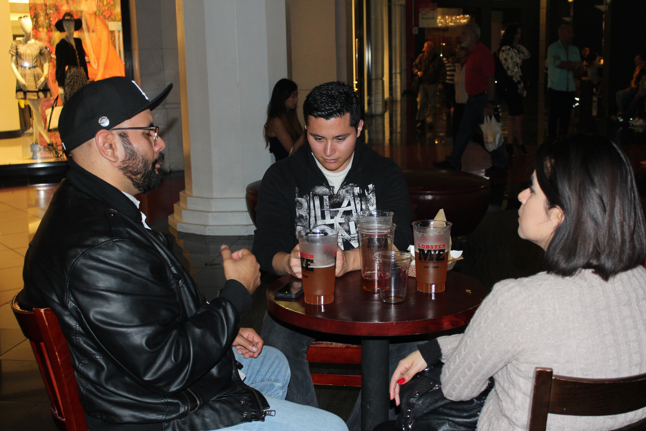 Candid moments at Lobster Me.