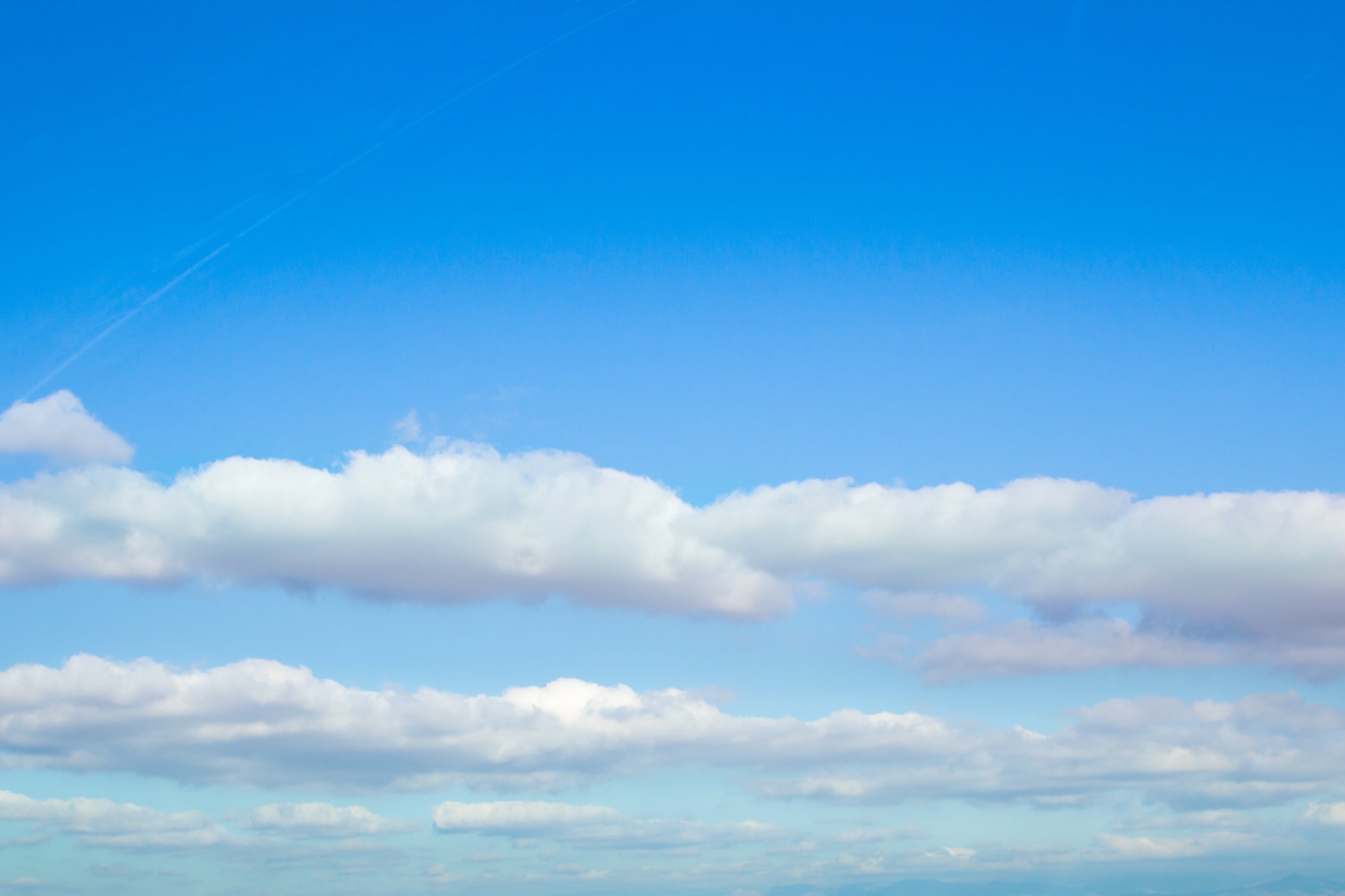 A cropped image of the sky on on the way to Coarsegold, California.