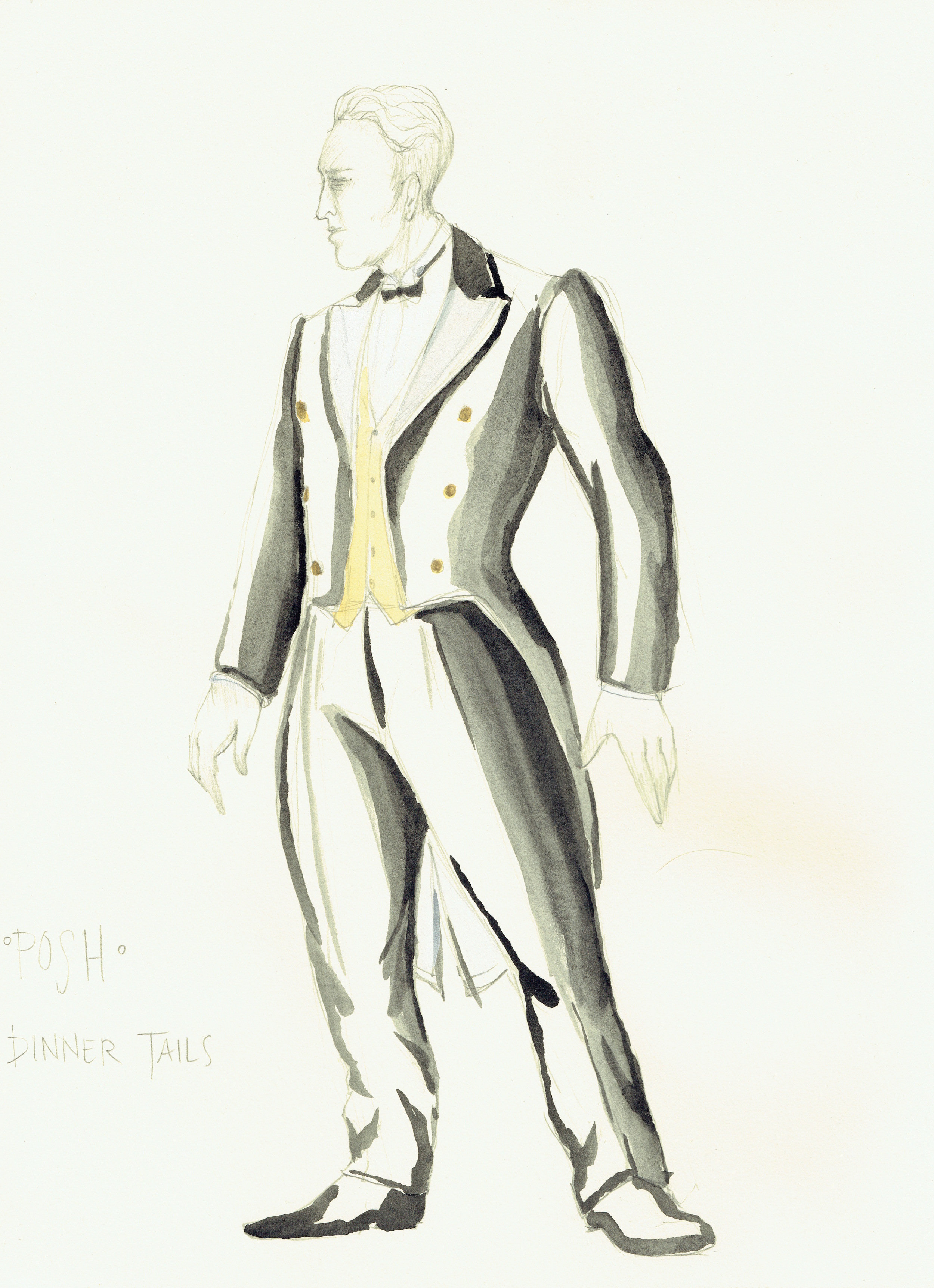 The club's traditional tails of navy wool and a canary silk vest have persisted for over 150 years. They are rumoured to cost at least 2,000 pounds sterling. 