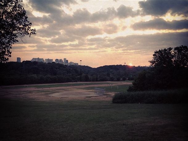 Swoooooooon, my very own field of dreams (and those dreams are of beers and bats and balls and bgloves)