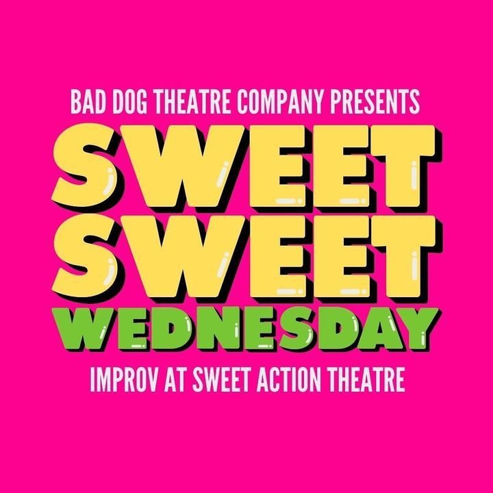 TONIGHT is Sweet Sweet Wednesday! We're thrilled to partner with @sweetactiontheatre to bring you THE BUCKET SHOW. All are welcome to come by for a chance to perform improv live on-stage (or watch the unscripted hilarity as an audience member).

THE 